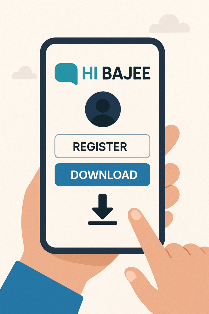 Hibajee App Registration 